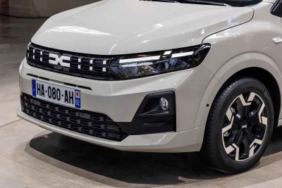 frontale nuova Dacia Sandero 2026