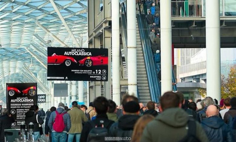 I biglietti per Milano AutoClassica 2025 sono disponibili online a 23 euro (28 in cassa)