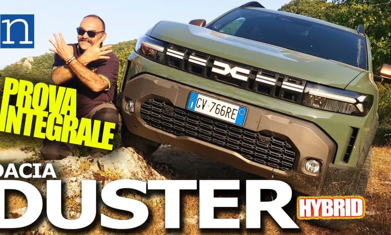 Dacia Duster 4x4 mild hybrid 2024 video prova