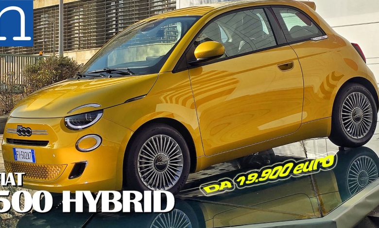 Fiat 500 Hybrid video prova