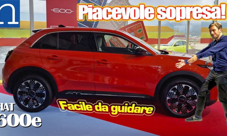 Fiat 600 elettrica video prova