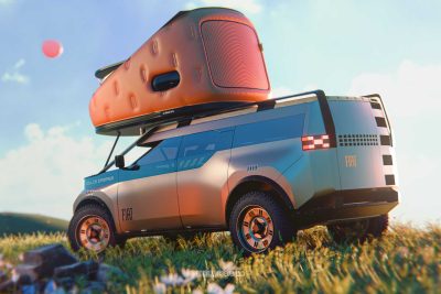 Fiat Concept Dolce Camper posteriore 3/4