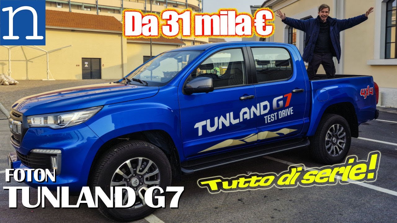 Foton Tunland G7 video prova