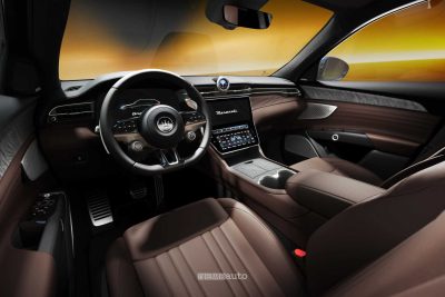 Maserati Grecale Lumina Blu plancia abitacolo