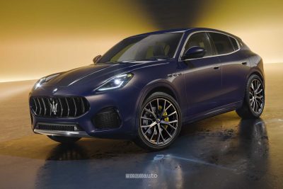 Maserati Grecale Lumina Blu anteriore 3/4