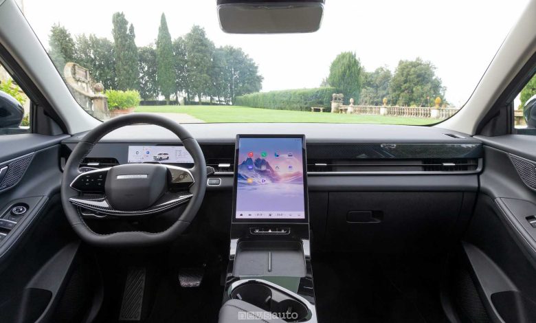 Jaecoo J5 plancia abitacolo