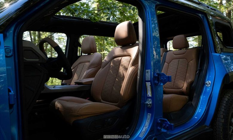 Vetri laterali posteriori e portellone rimovibili