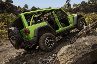 Nuova Jeep Wrangler Rubicon 2026 senza portiere