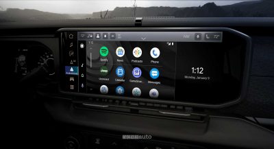 Nuova Jeep Wrangler Rubicon 2026 display Android Auto