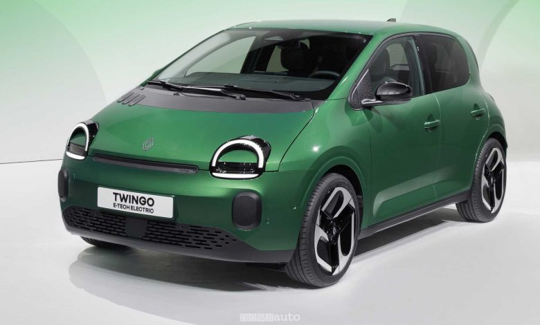 Renault Twingo E-Tech-Electric Techno Vert Absolu