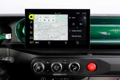 Renault Twingo E-Tech-Electric Techno Vert Absolu display infotainment
