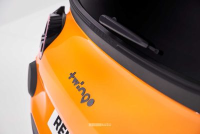 Renault Twingo E-Tech-Electric Techno Jaune Mango portellone posteriore