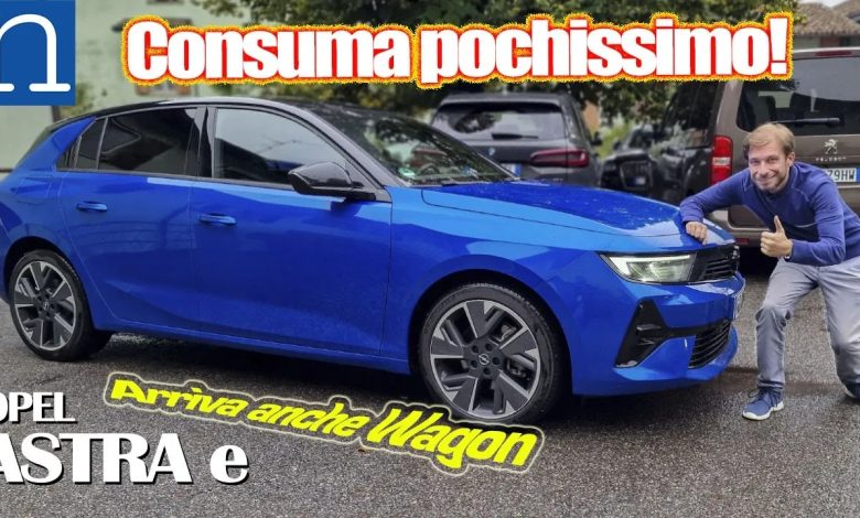 Opel Astra elettrica video prova
