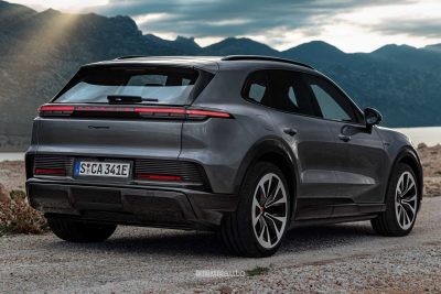 Nuova Porsche Cayenne Electric posteriore 3/4