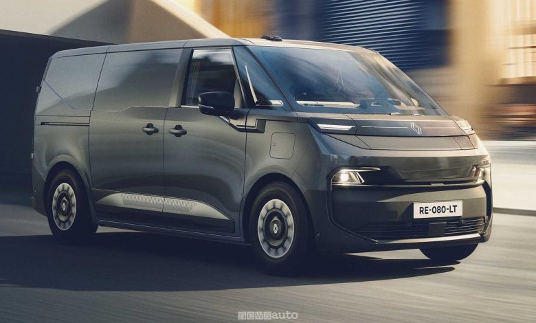 Renault Trafic Van E-Tech Electric su strada