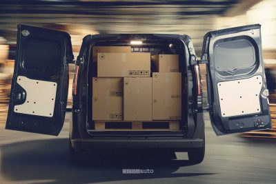 Renault Trafic Van E-Tech Electric apertura portellone posteriore