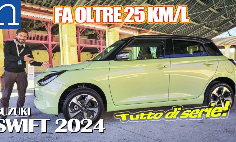 Suzuki Swift hybird video prova