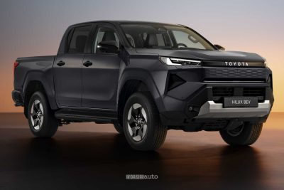 Nuovo Toyota Hilux BEV anteriore 3/4