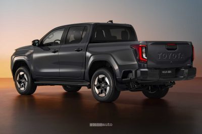 Nuovo Toyota Hilux BEV posteriore 3/4