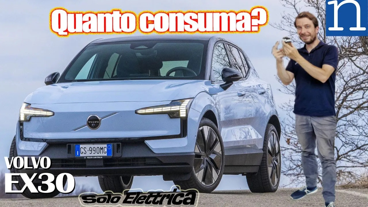 VIDEO prova Volvo EX30