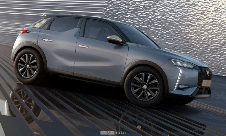 DS 3 Performance Line E-Tense anteriore 3/4