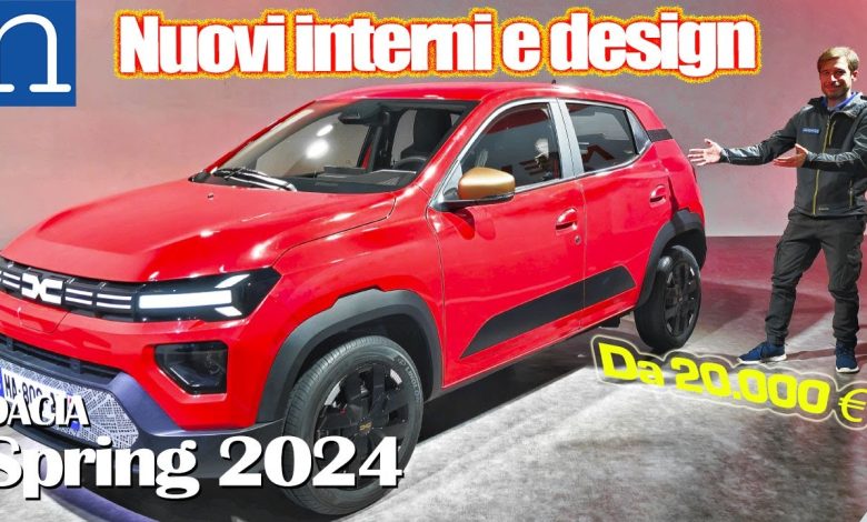 Dacia Spring restyling video