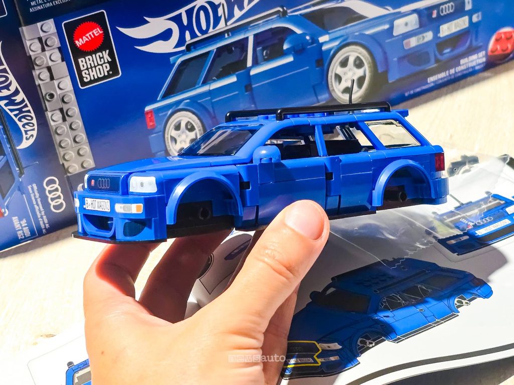 Mattel Brick Shop Audi RS2 in costruzione