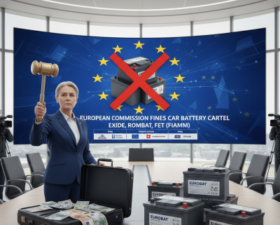 La Commissione Europea infligge ammende ai produttori di batterie avviamento auto 2