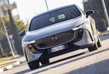 Mazda 6e test su strada