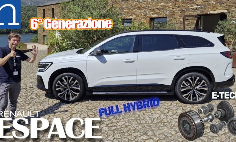 Renault Espace E-tech video prova