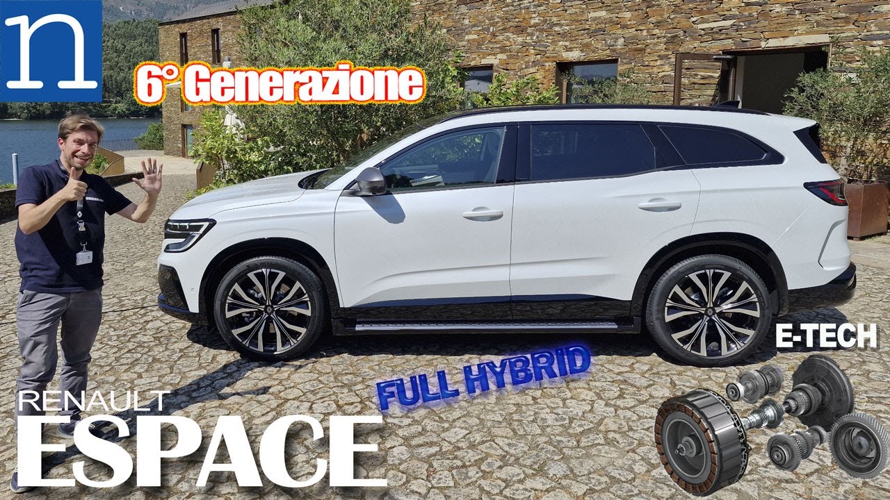 VIDEO prova Renault Espace E-Tech