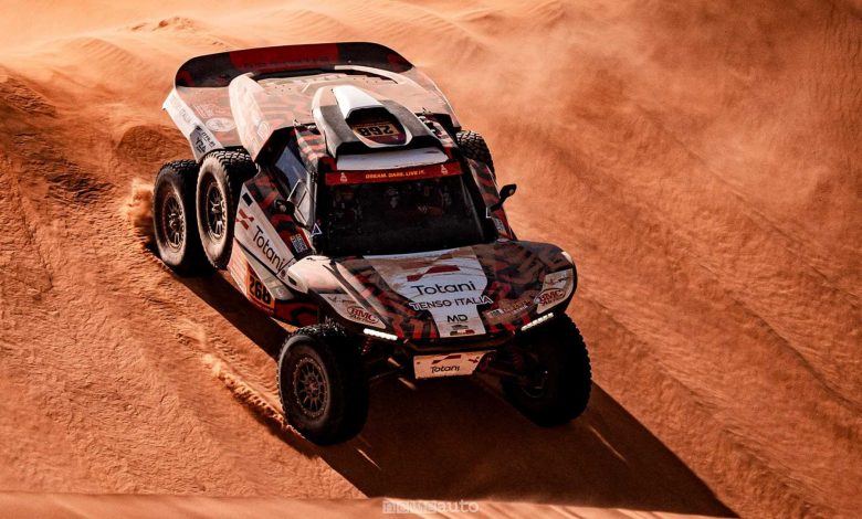 Fratelli Totani in azione nella nona tappa Marathon della Dakar 2026