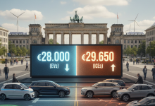 Il prezzo medio delle auto elettriche in Germania si avvicina a quello delle termiche