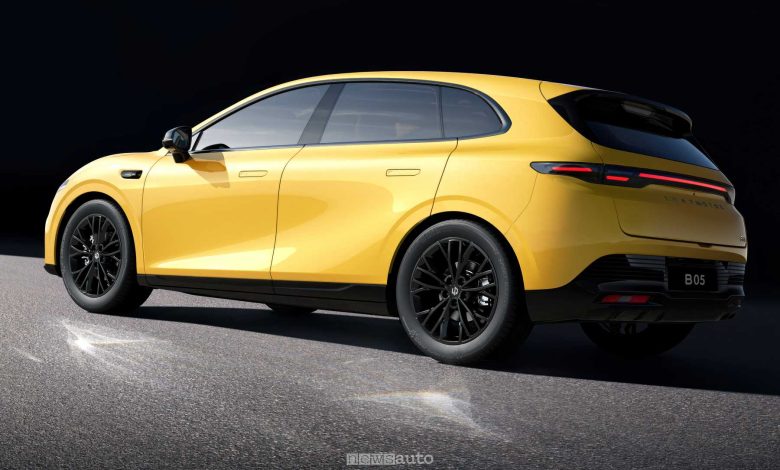 Leapmotor B05 posteriore 3/4