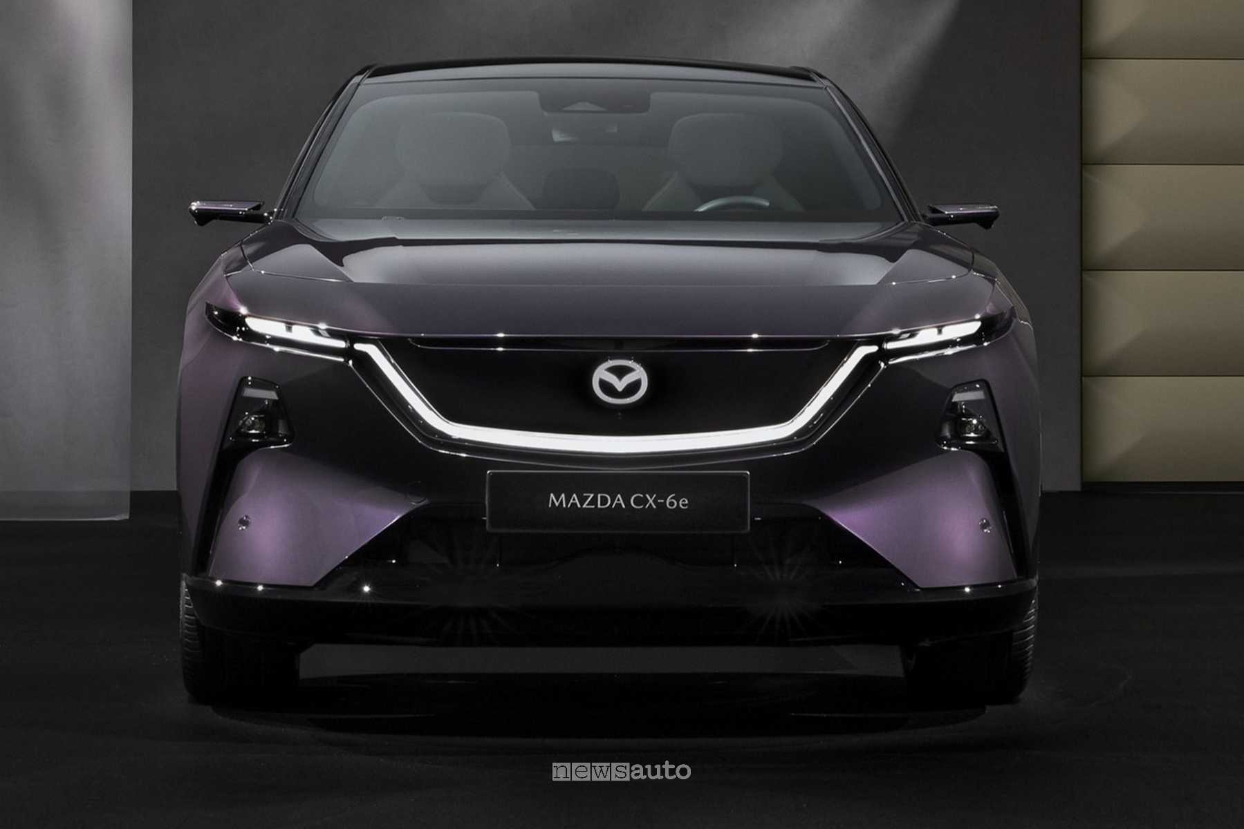 FOTO Mazda CX-6e, carrozzeria, abitacolo e interni, FOTOGALLERY