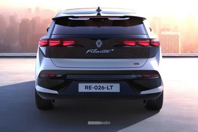 Renault Filante Esprit Alpine posteriore, firma luminosa