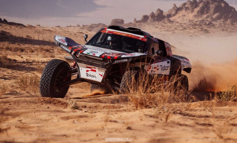 I fratelli Totani alla Dakar 2026 nella quinta tappa. Nella sesta tappa, i fratelli Totani affrontano le dune diretti a Riyadh