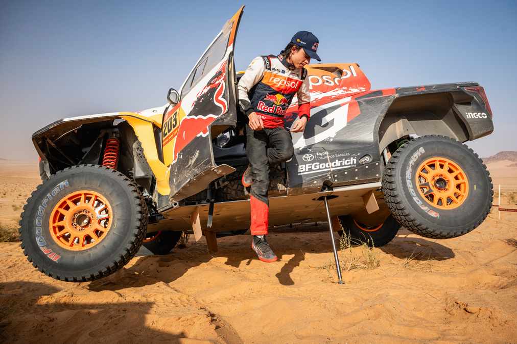 Sosta per Seth Quintero durante lo Stage 5 della Dakar 2026